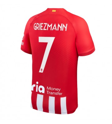 Atletico Madrid Antoine Griezmann #7 Koszulka Podstawowych 2023-24 Krótki Rękaw